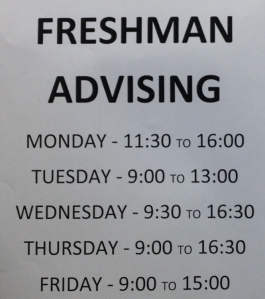 Academic advising