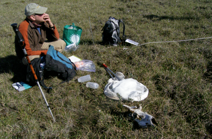 Deep thoughts: field work in the Arctic. Are these days long gone...?