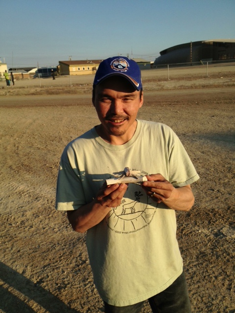 The artist: Johnny Udlaoyak Jr., of Cambridge Bay, Nunavut.