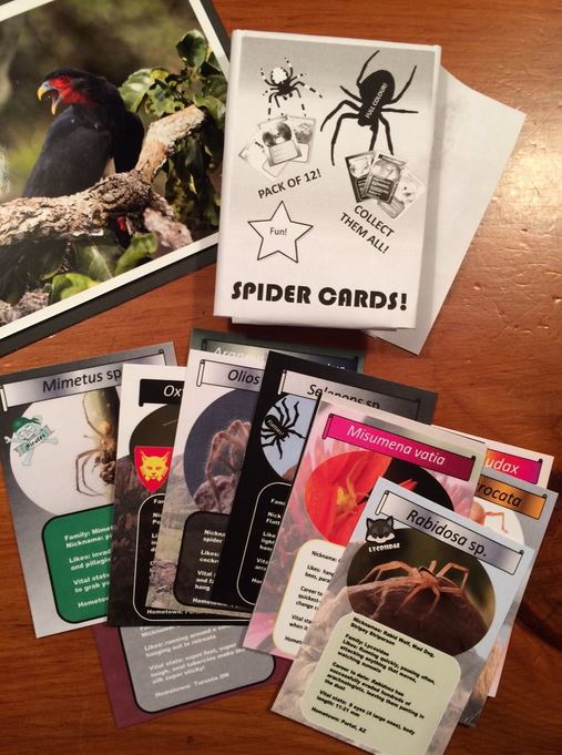 Collectors cards, Arachnid style.